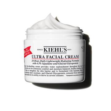 Ultra Facial Cream, Lightweight 24-Hour Hydrating Moisturizer with Squalane