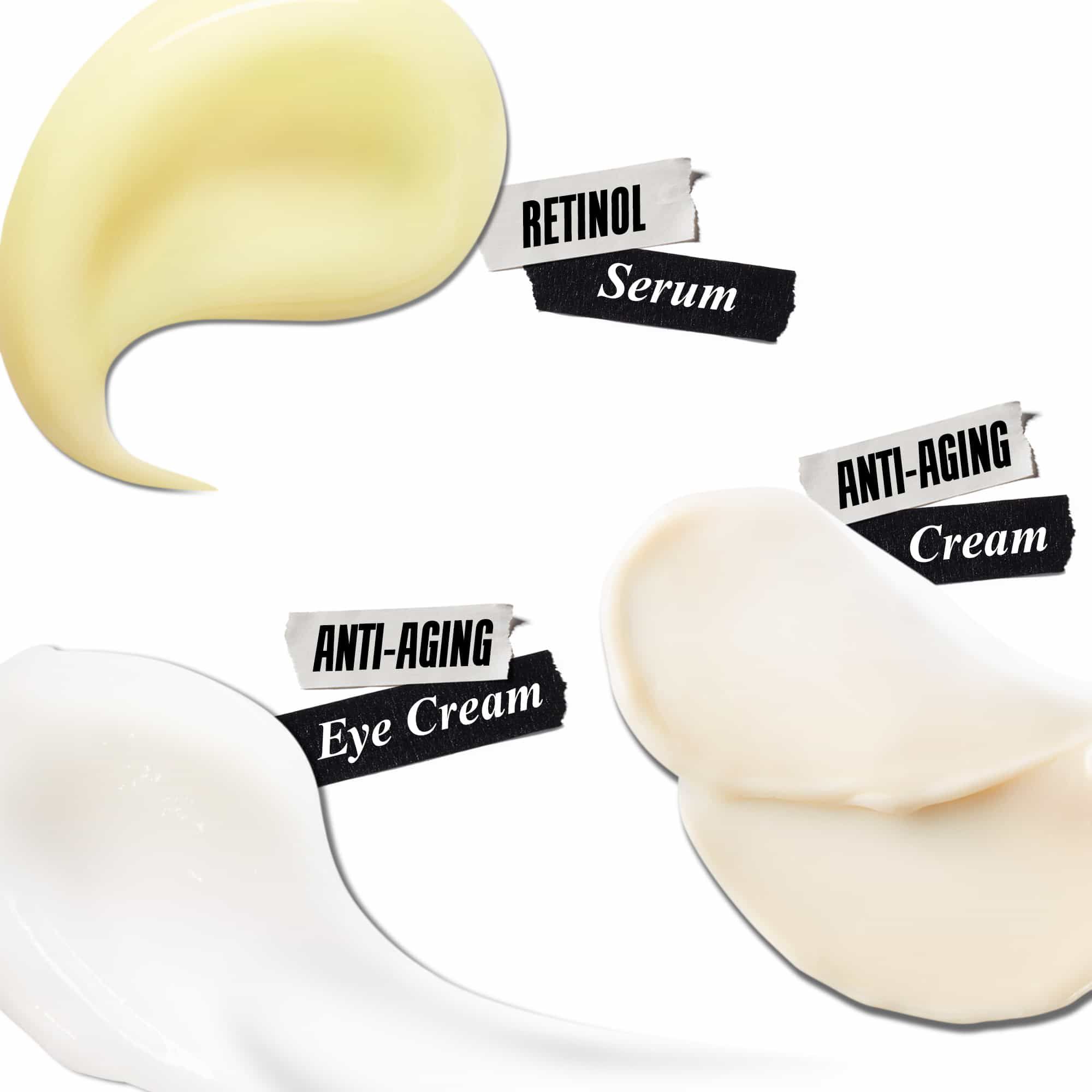 مجموعة هدايا أساسية لمكافحة من الخطوط والتجاعيد