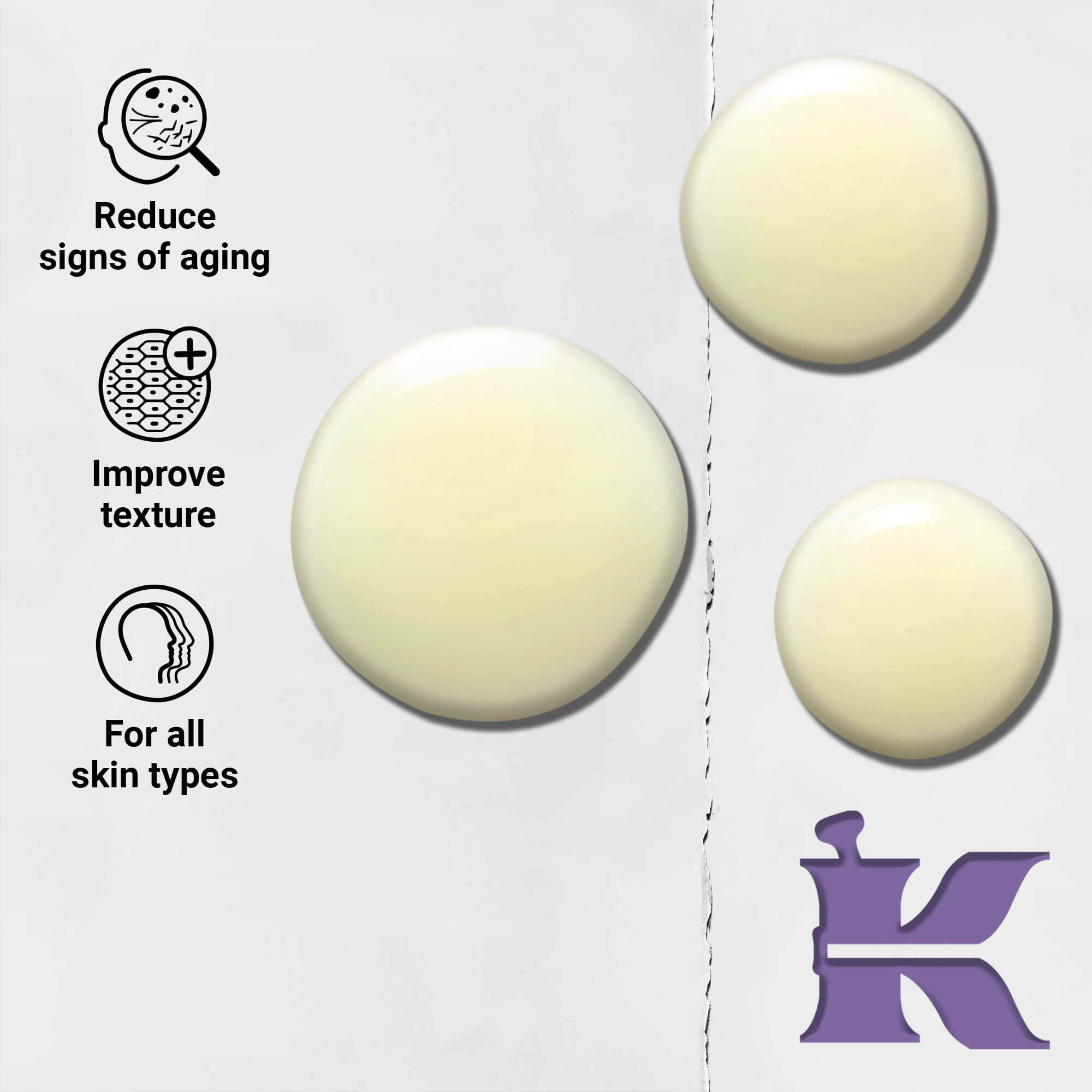 سيروم ريتينول الليلي سريع المفعول لتقليل التجاعيد
