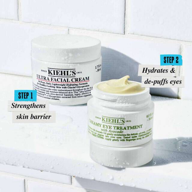 Step 1 Ultra Facial Cream Step 2 Creamy Avocado Eye Treatment ​