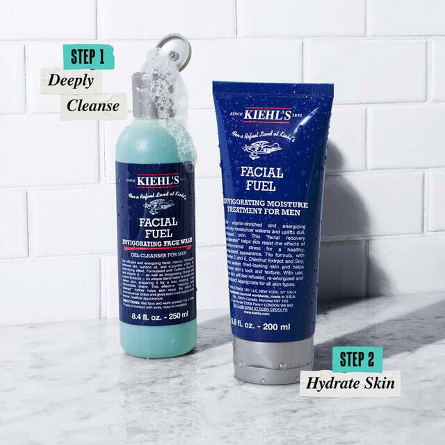 Step 1 Facial Fuel Invigorating Face Wash Step 2 Facial Fuel Moisturizer​  ​